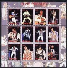 KARJALA - 2001 - Elvis - Perf 12v Sheet - Mint Never Hinged -Private Issue