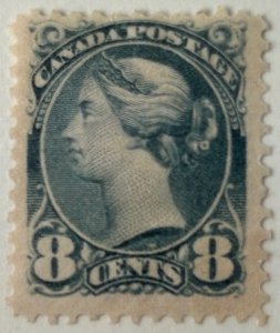 Canada #44b MINT VF H -Small Queen Issue C$400.00