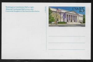 UNITED STATES SC# UX151  VF/MNH