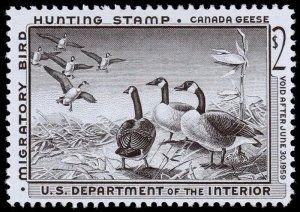 RW25 Federal Duck Stamp Fine Unsigned no Gum or Faults-Example -OFFER?