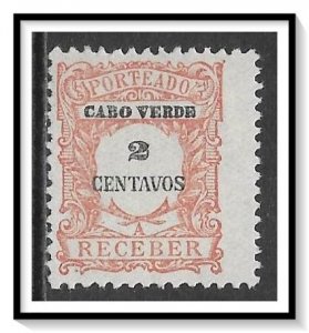 Cape Verde #J23  Postage Due NG