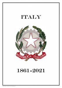 Italy Italia 1861-2021  PDF(DIGITAL) STAMP ALBUM PAGES