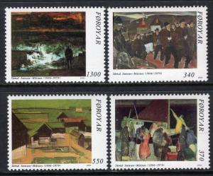 Faroe Islands 228-231 Painting MNH VF