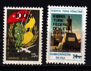 Turkish Cyprus 8-9 mnh set