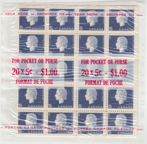 Canada - #405bi Queen Elizabeth II Cameo Issue - Sealed Cello Pack - MNH