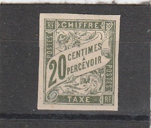 French Colonies  Scott#  J18  MH  (1906 Postage Due)