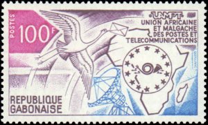 Gabon #320, Complete Set, 1973, Never Hinged