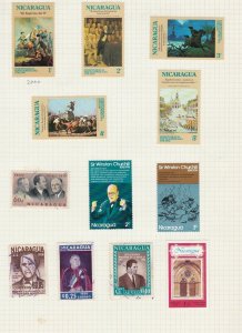 nicaragua 1981-2000 stamps page ref 18096