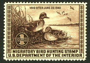 U.S. #RW6 MINT OG LH