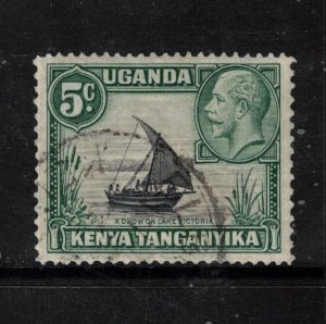 Kenya Uganda Tanganyika #47b (SG #111b) Very Fine Used Perf 13 x 12 Variety