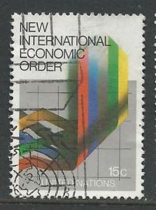 UN-NY # 316 15c Economic Order    (1) VF Used