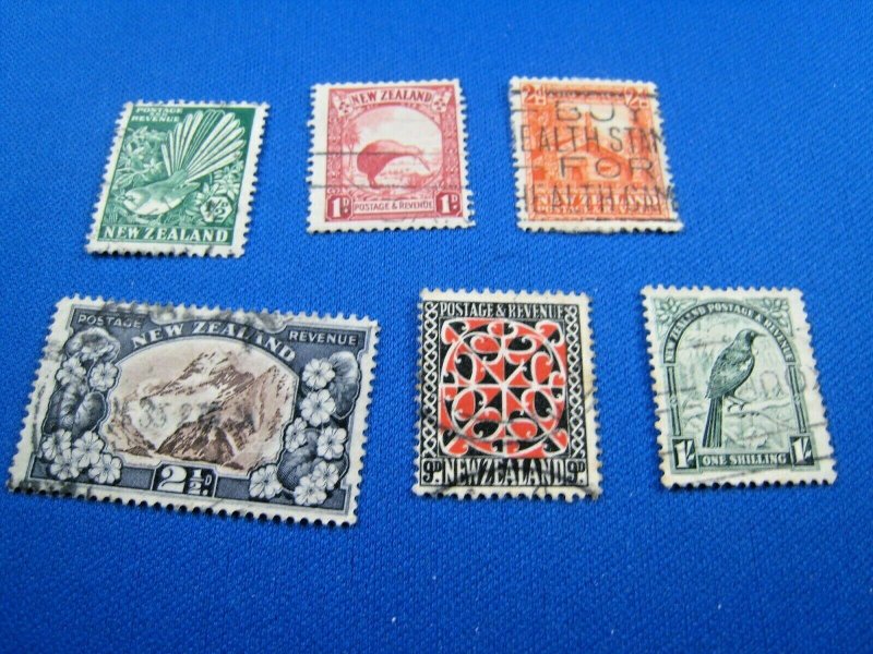 NEW ZEALAND  -  SCOTT # 185//196   USED   (wwn21)