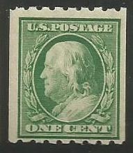U.S. Scott #390 Franklin Stamp - Mint Single