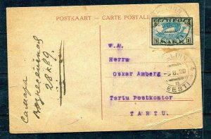 Estonia/Esti 1920 Post Card Samara to Tartu Franked Sc 34 Used 10141