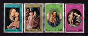MONTSERRAT Sc# 296 - 299 MNH FVF Set4 Virgin & Child 