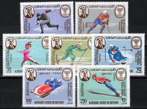 ZAYIX - Aden Seiyun MI 134A-140A MNH Sports Winter Olympics  080922S01