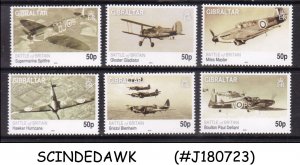 GIBRALTAR - 2010 70th ANNIV. OF THE BATTLE OF BRITAIN / AVIATION - 4V MINT NH