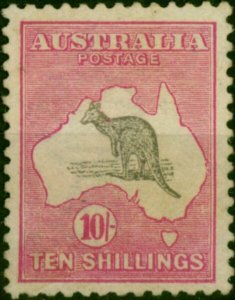 Australia 1913 10s Grey & Pink SG14 Fine LMM