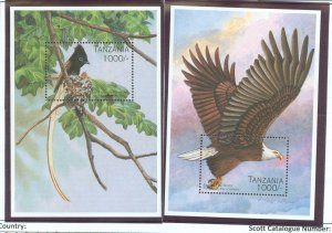 Tanzania #1488-1489  Souvenir Sheet