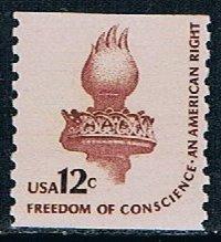 USA 1816: 12c Conscience coil, single, MNH, F-VF