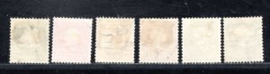 DENMARK SC# 246-51 FVF/U