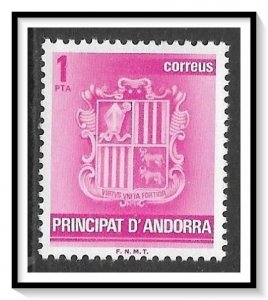 Andorra Spanish #134 Coat Of Arms MNH