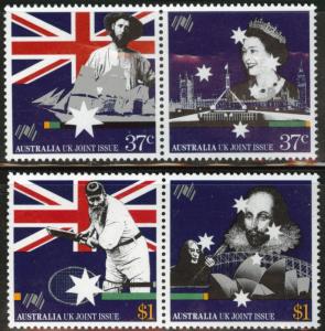 AUSTRALIA Scott 1082-5 MNH** Bicentennial set CV$5