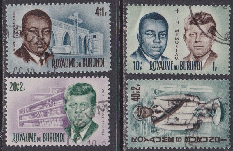 Burundi SC #B23-B26 Used