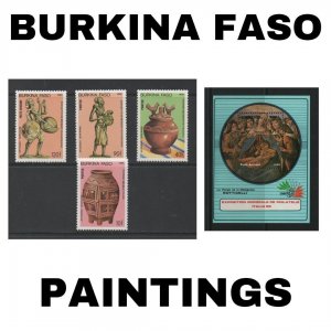 Thematic Stamps - Burkina Faso - Paintings - Choose from dropdown menu