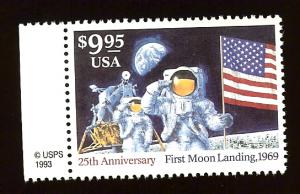 2842 $9.95 Moon Landing MNH