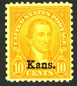 U.S. #668 MINT OG NH