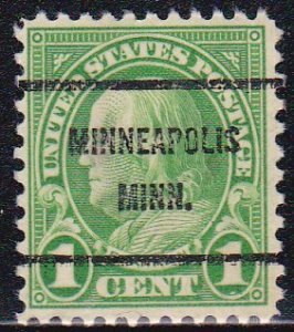 Precancel - Minneapolis, MN PSS 632-61 - Bureau Issue