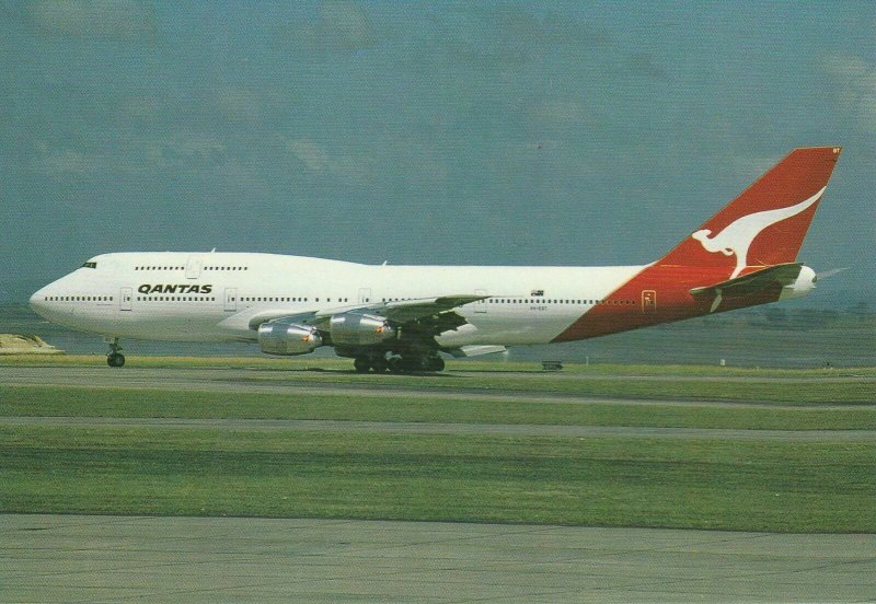 7887 Aviation Postcard  QANTAS NEW ZEALAND  Airlines