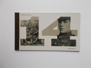 2014 DY11 Centenary of the First World War Prestige Booklet Complete Cat £26
