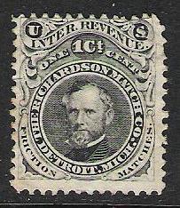 RO158b - Private Die - Match and Medicine Stamp