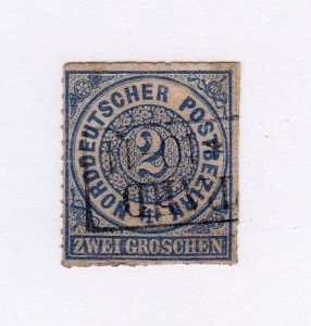 North German Confederation stamp #5, used, German State