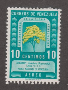 Venezuela C294 Araguaney, Venezuelan National Tree 1950