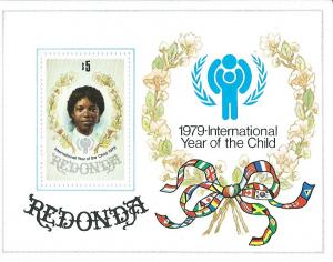 REDONDA -1979 Child Year Souvenir Sheet (MNH) 