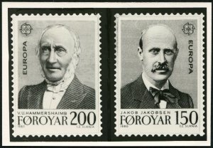 Faroe Islnd Postage Photo Essay Card 5½x3¾ Stamp Releases Publicity Philatelic