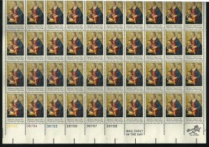 PCBstamps   US #1579 Sheet $5.00(50x10c)Christmas-Madonna & Child, MNH, (1)