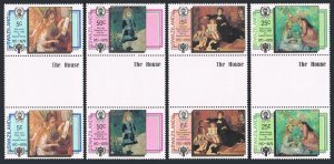 Swaziland 325-328 gutter,MNH.Michel 318-321. IYC-1979.Paintings by Renoir.