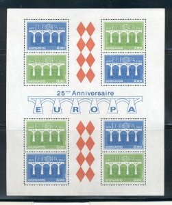 Monaco #1425a  (1984 Europa sheet of eight) VFMNH CV $20.00
