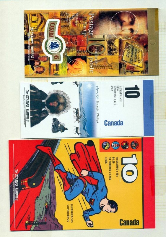 CANADA 1990s MNH MH Sheets Booklets.Face Appx$45+(Top 546)