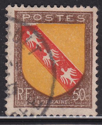 France 564 Lorraine Coat of Arms 1946