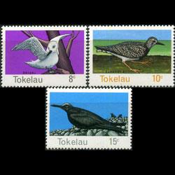 TOKELAU 1977 - Scott# 57-9 Birds 8-15c NH