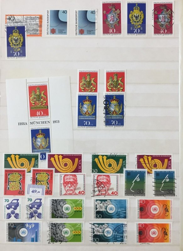 WEST GERMANY 1972/77 MNH Used Collection Inncl.Sheets (Apx 320+) SK329