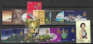 PITCAIRN ISLANDS SG94/106b 1969-75 DEFINITIVE SET OF 15 USED