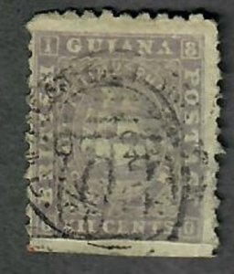 British Guiana #32 used single