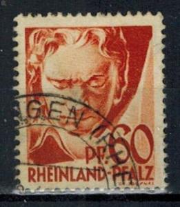 Germany - French Occupation - Rhine Palatinate - Scott 6N12