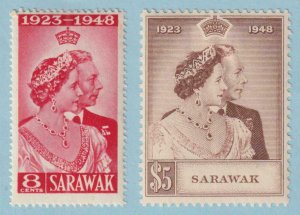 SARAWAK 174 - 175  MINT HINGED OG * NO FAULTS VERY FINE! - V085